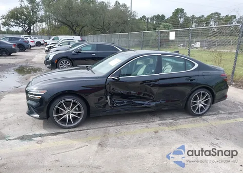 2023 Genesis G70 Base z USA, uszkodzony, nr VIN KMTG34TA9PU127027